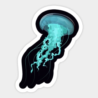 Bright Jellyfish Sticker